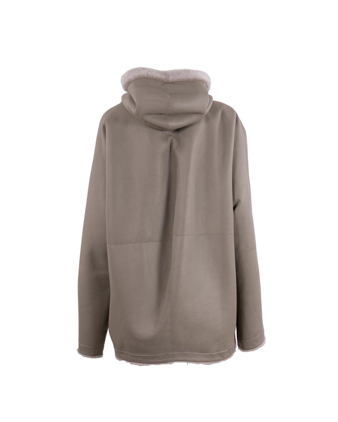 shop SIMONETTA RAVIZZA  Giaccone: Simonetta Ravizza bomber reversibile realizzato in shearling merino con cappuccio e chiusura zip.
Interno in pelle.
Composizione: 100% Shearling.
Fabbricato in Italia.. BIBI-088 number 8548236